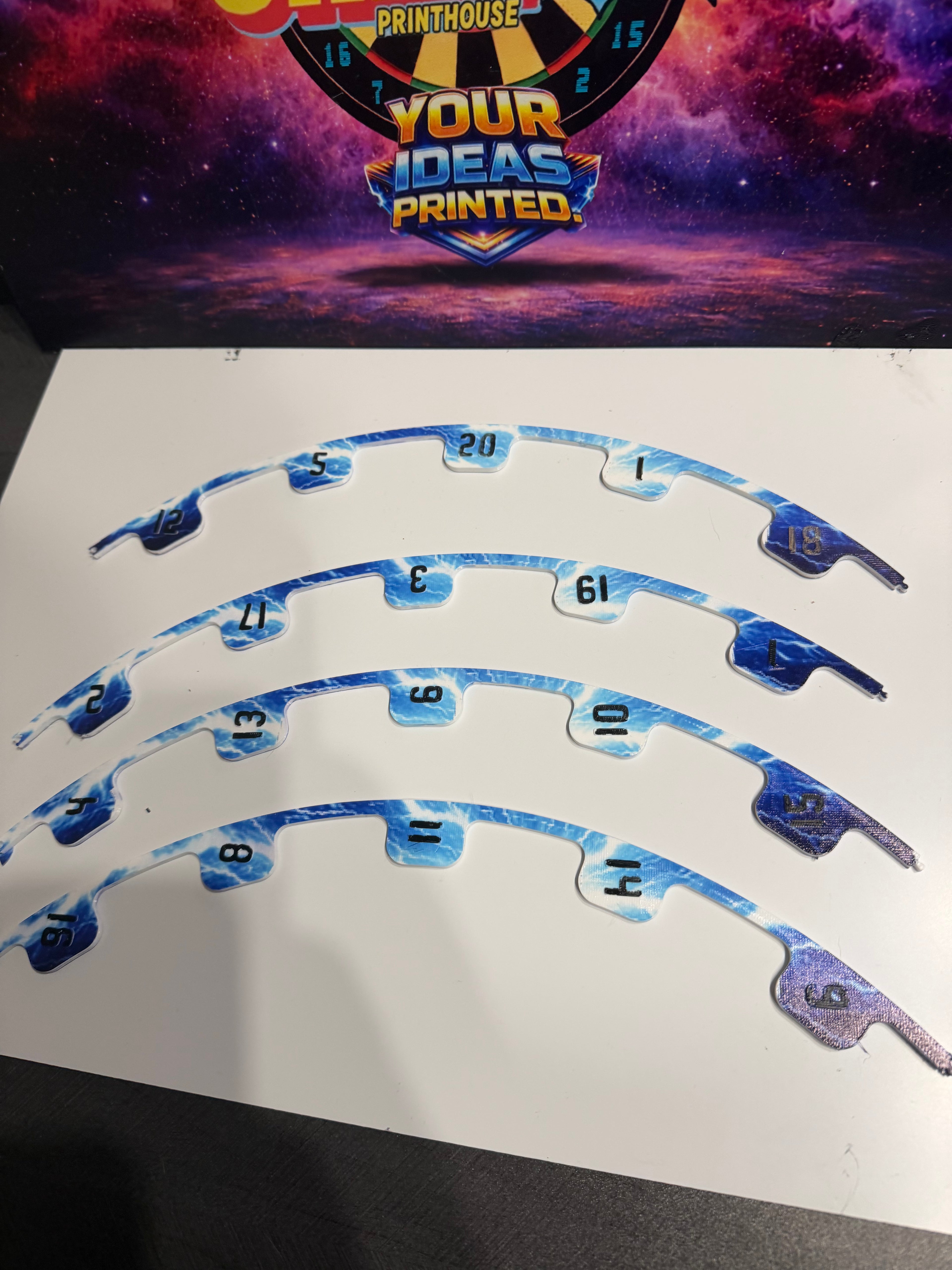 UV Printed Number ring