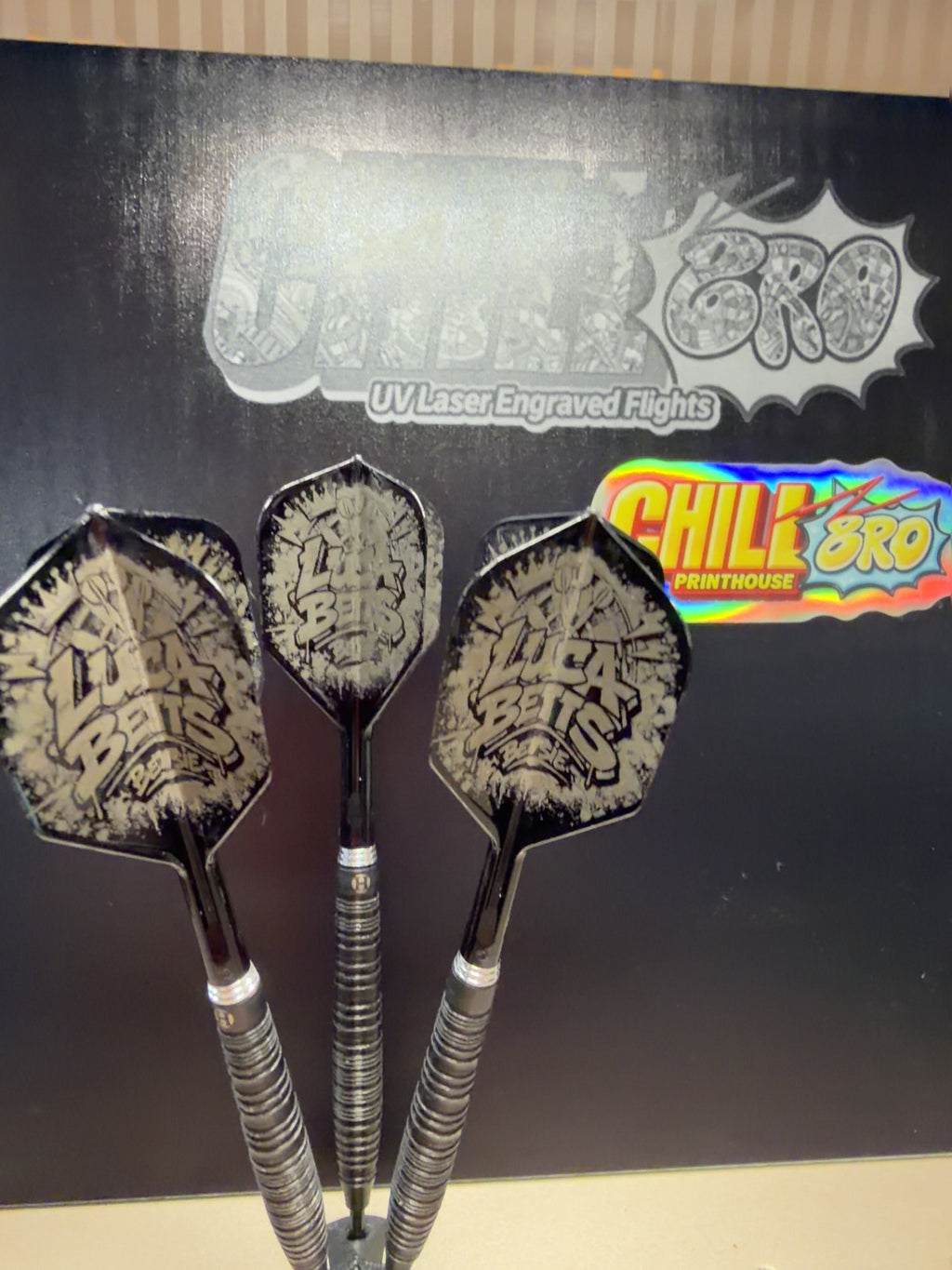 Dart Flight Engraving