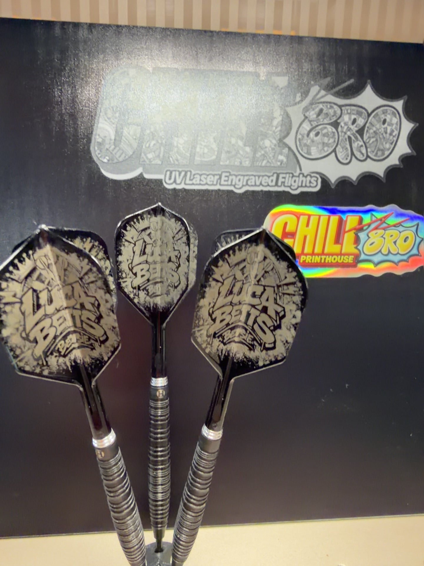 Dart Flight Engraving